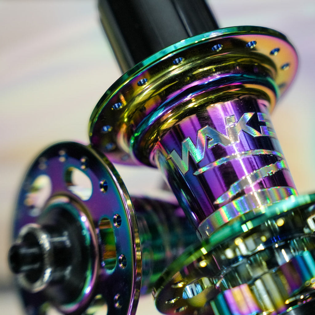 WAKE MTB Hubs - Rainbow Finish