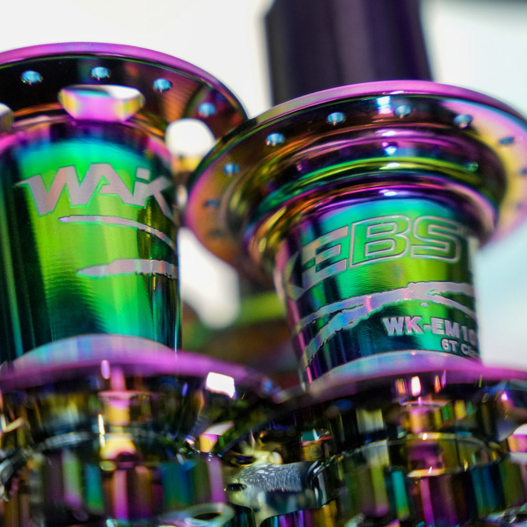 WAKE MTB Hubs - Rainbow Finish