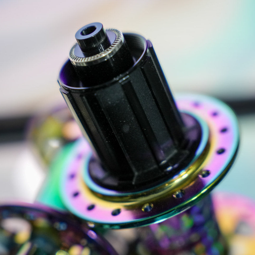 WAKE MTB Hubs - Rainbow Finish