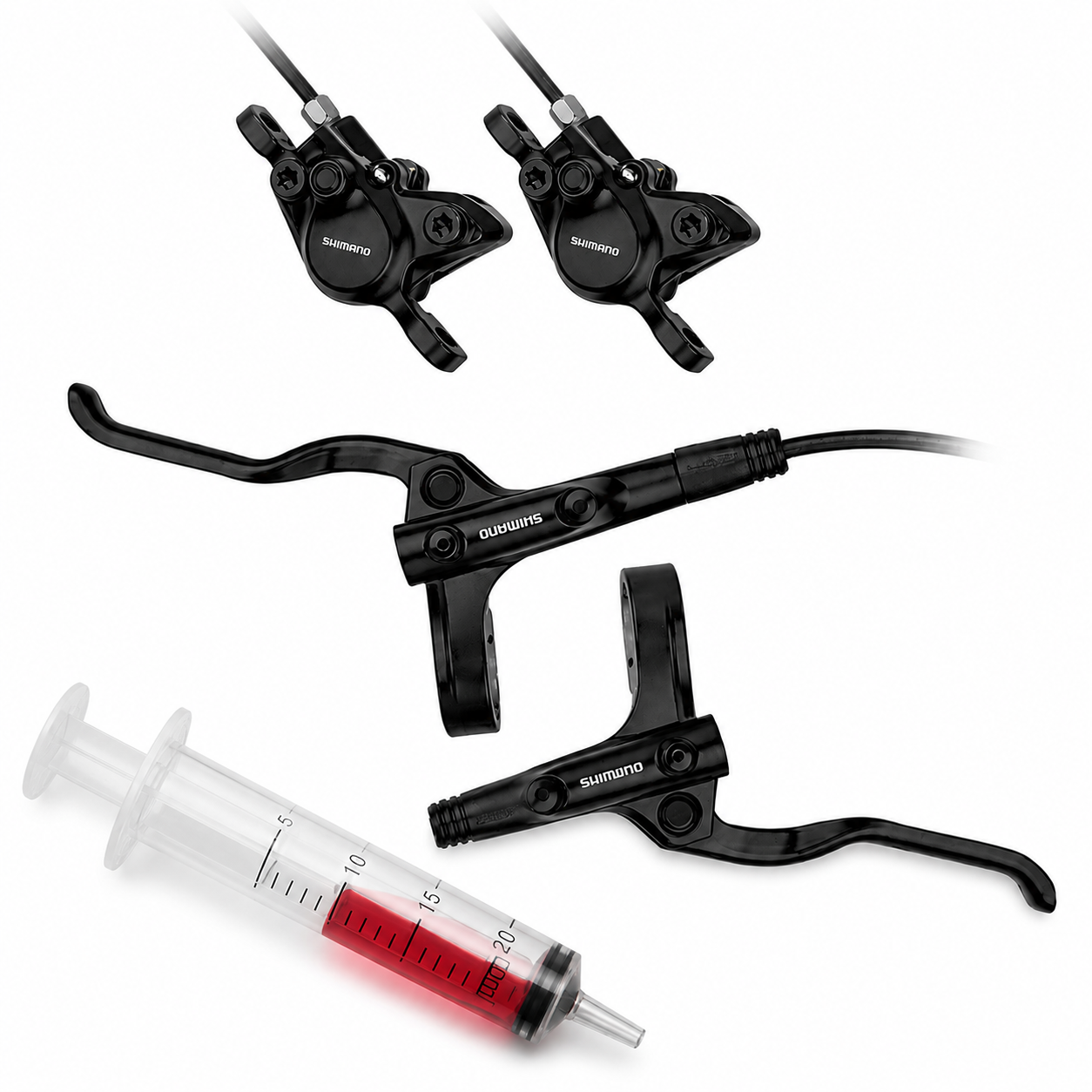 Shimano MT201 Hydraulic Disc Brake Kit Bundle