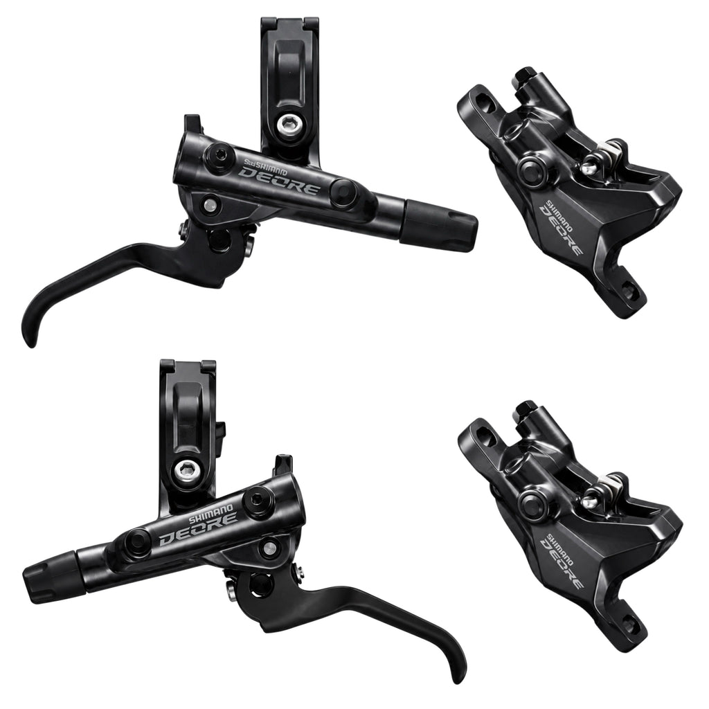 Shimano Deore M6100 Hydraulic Brake Set Pair – Indian Setup + Bleed Syringe