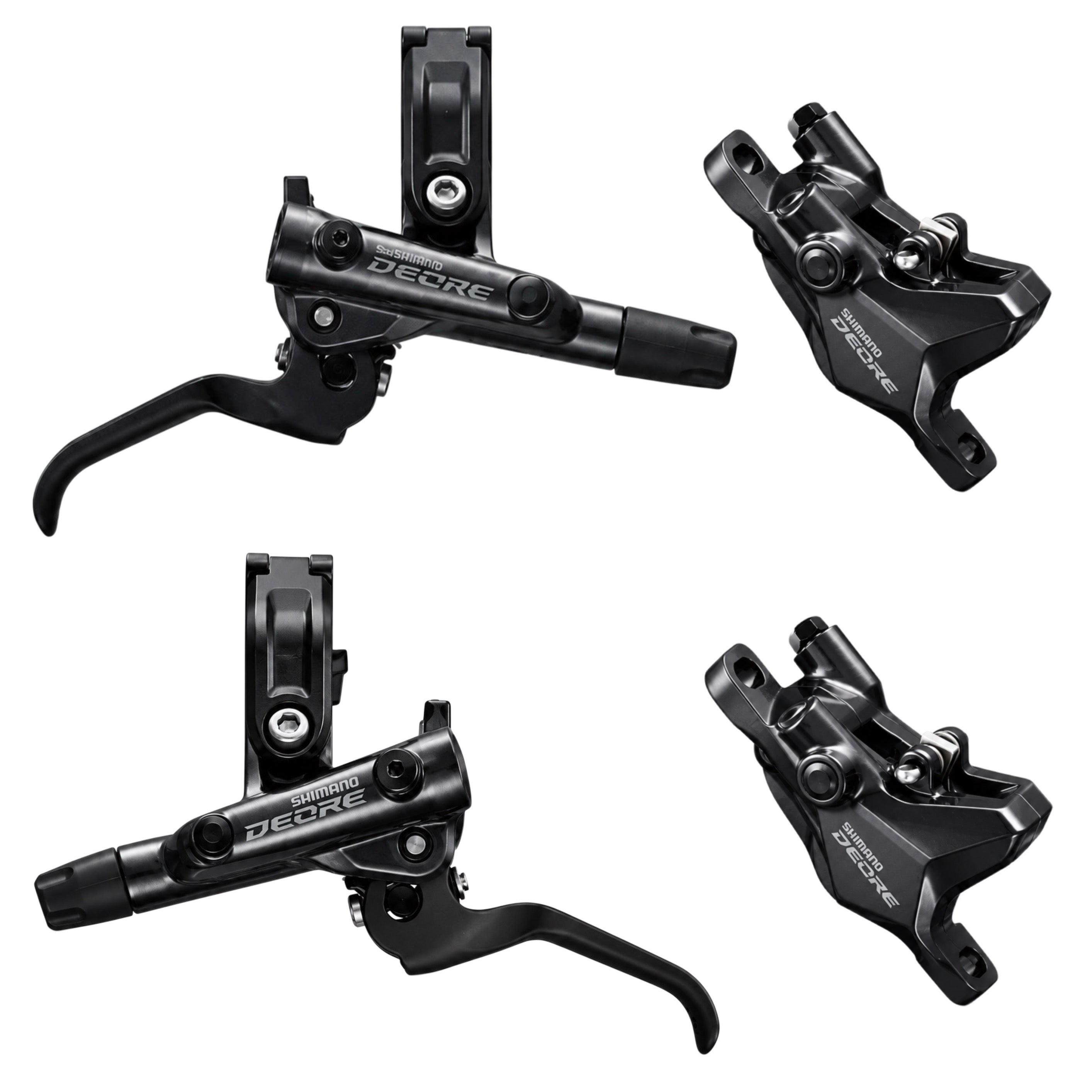 Shimano Deore M6100 Hydraulic Brake Set Pair – Indian Setup + Bleed Syringe