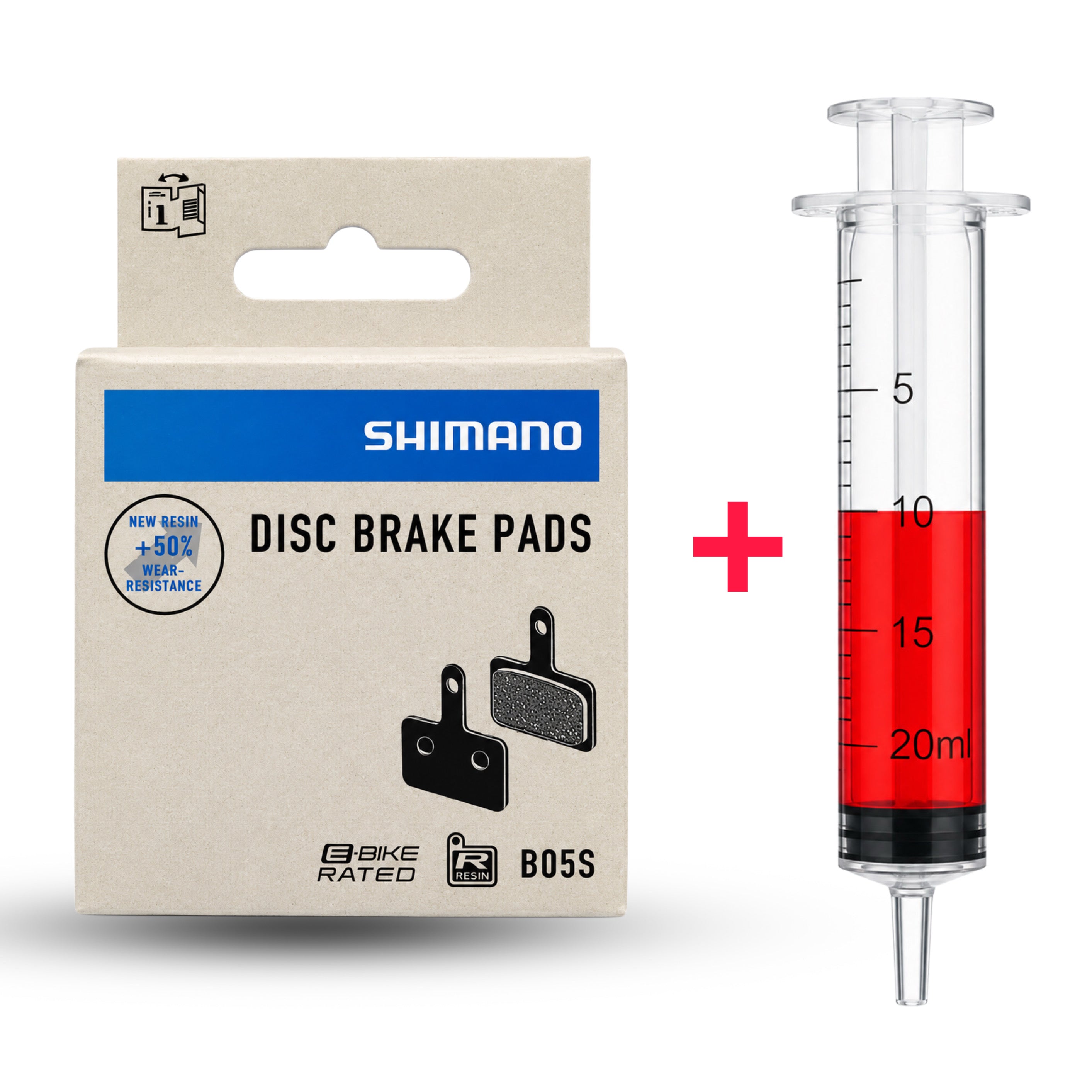 Shimano B05S Resin Disc Brake Pads Bundle