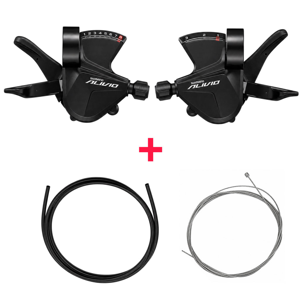 Shimano Alivio SL-M3100 3×9-Speed Shifter Bundle