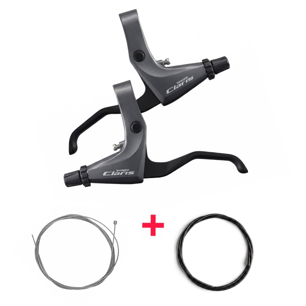 Shimano Claris BL-R2000 Flat Bar Brake Lever Set | Dual Pull Bundle
