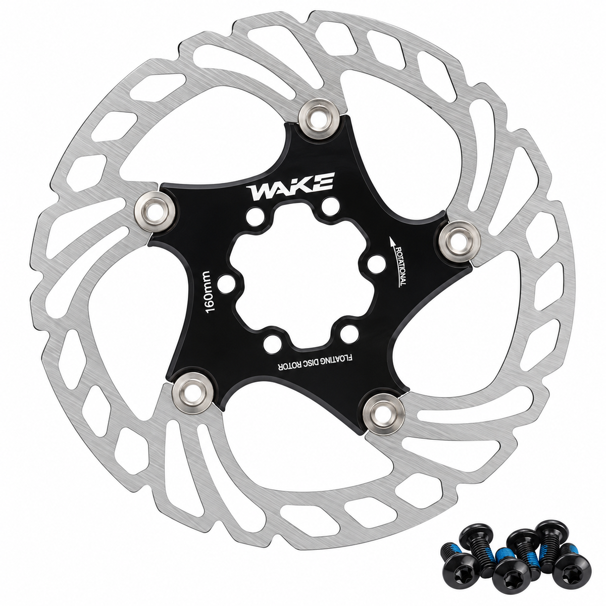 WAKE Floating MTB Disc Brake Rotor | 6-Bolt