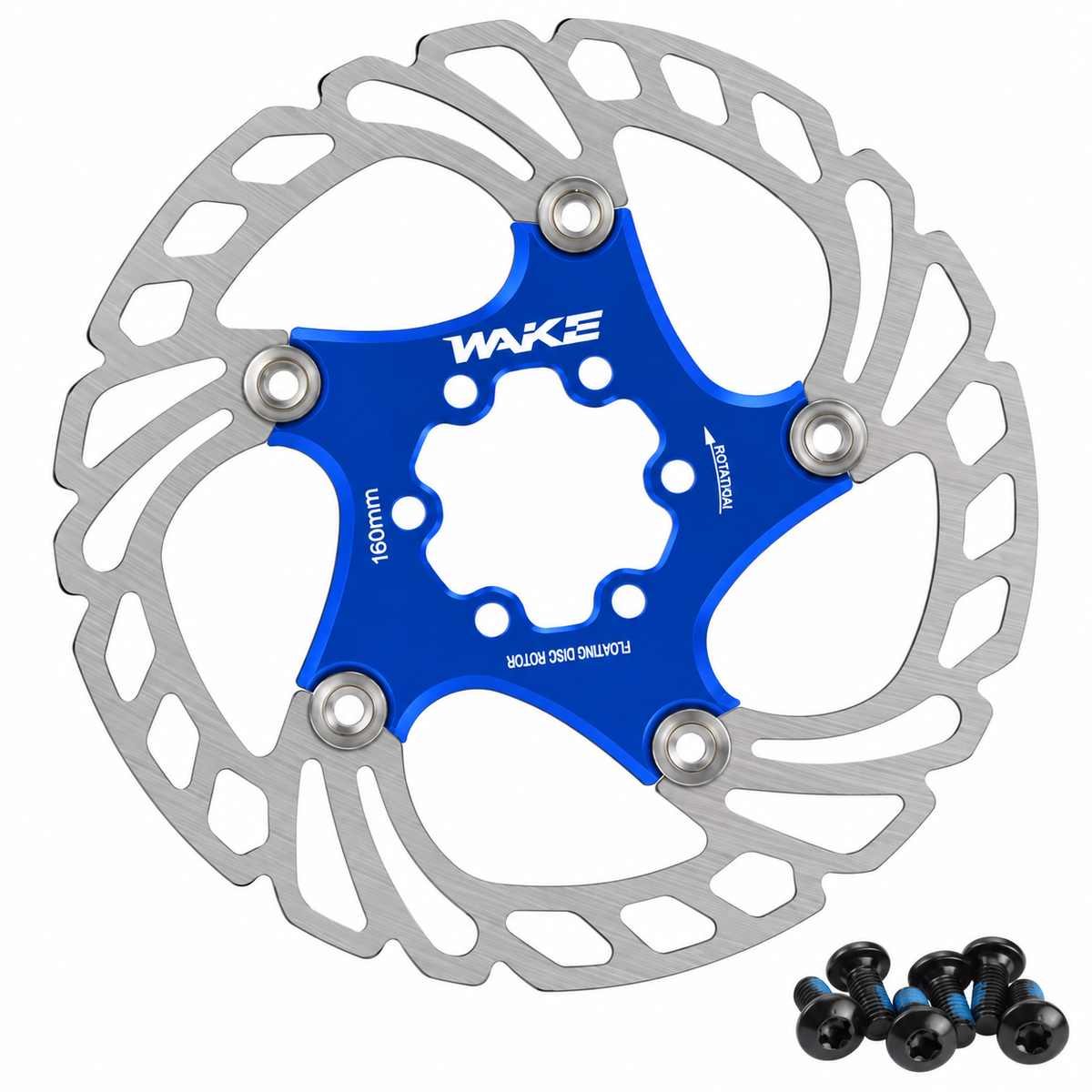 WAKE Floating MTB Disc Brake Rotor | 6-Bolt