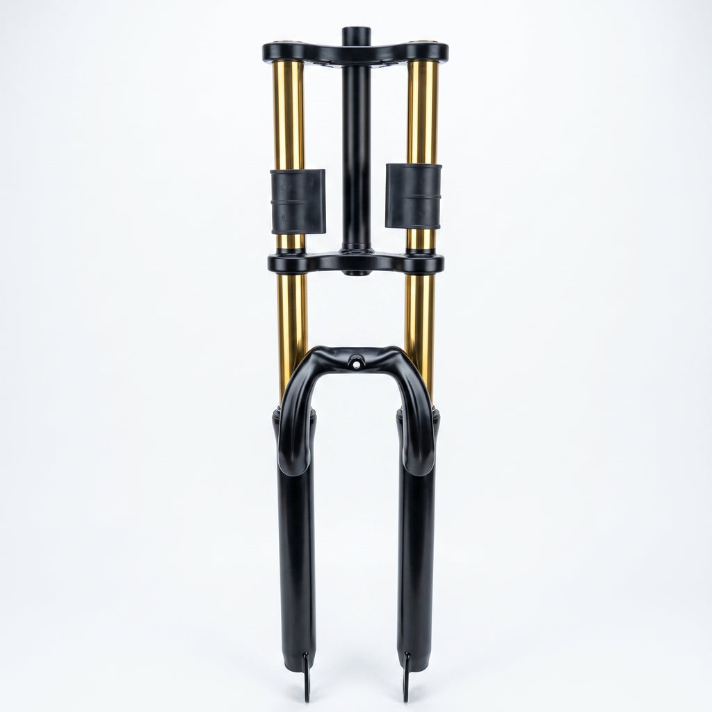 26 Inch Dual Crown MTB Suspension | Heavy Duty | Disc Brake Compatible