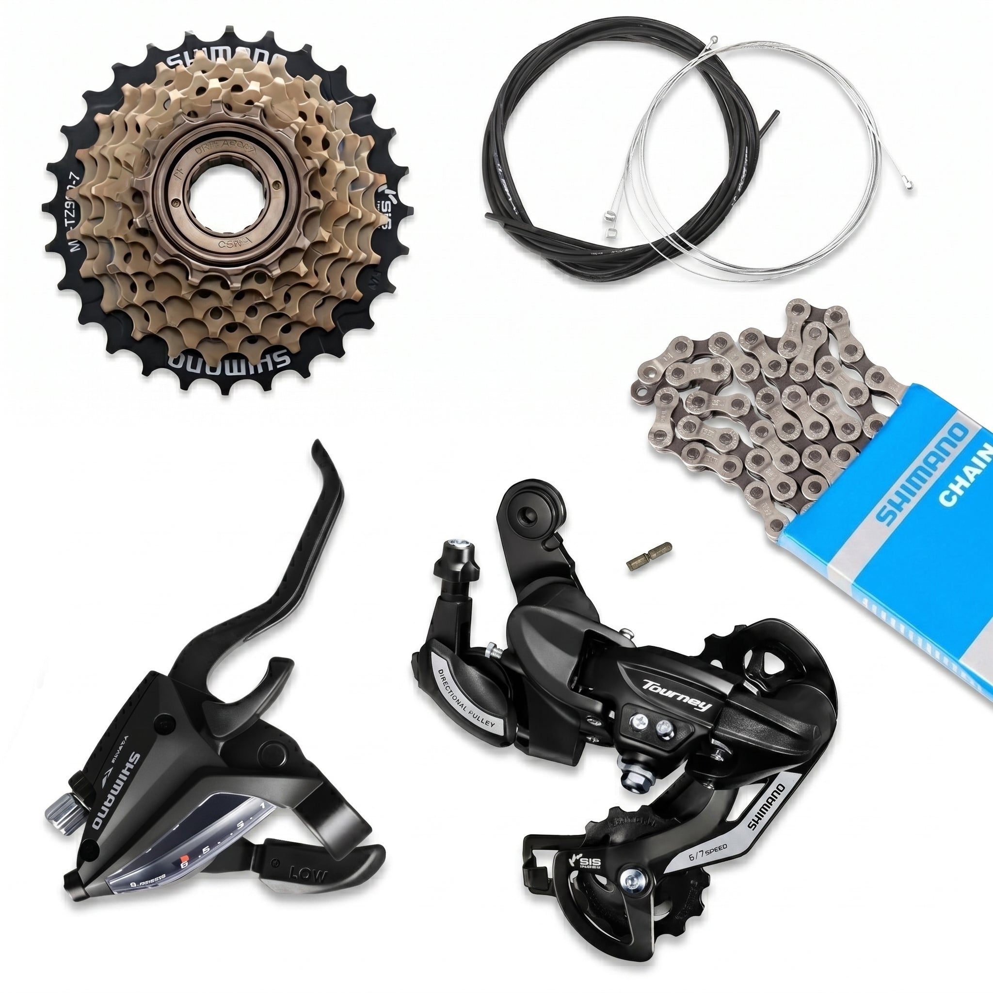 Shimano 7-Speed Gear Set Bundle