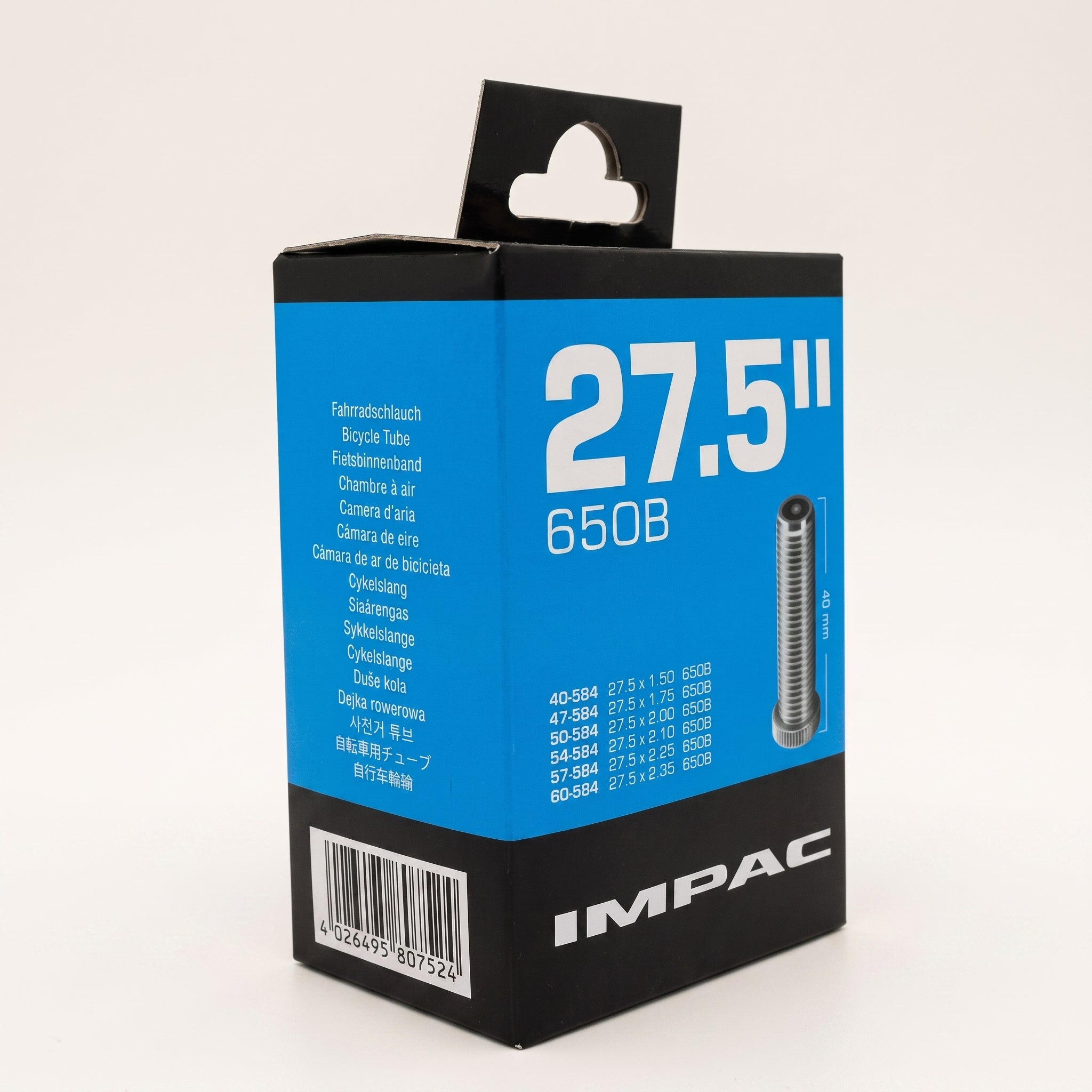 IMPAC Bicycle Inner Tube Schrader Valve
