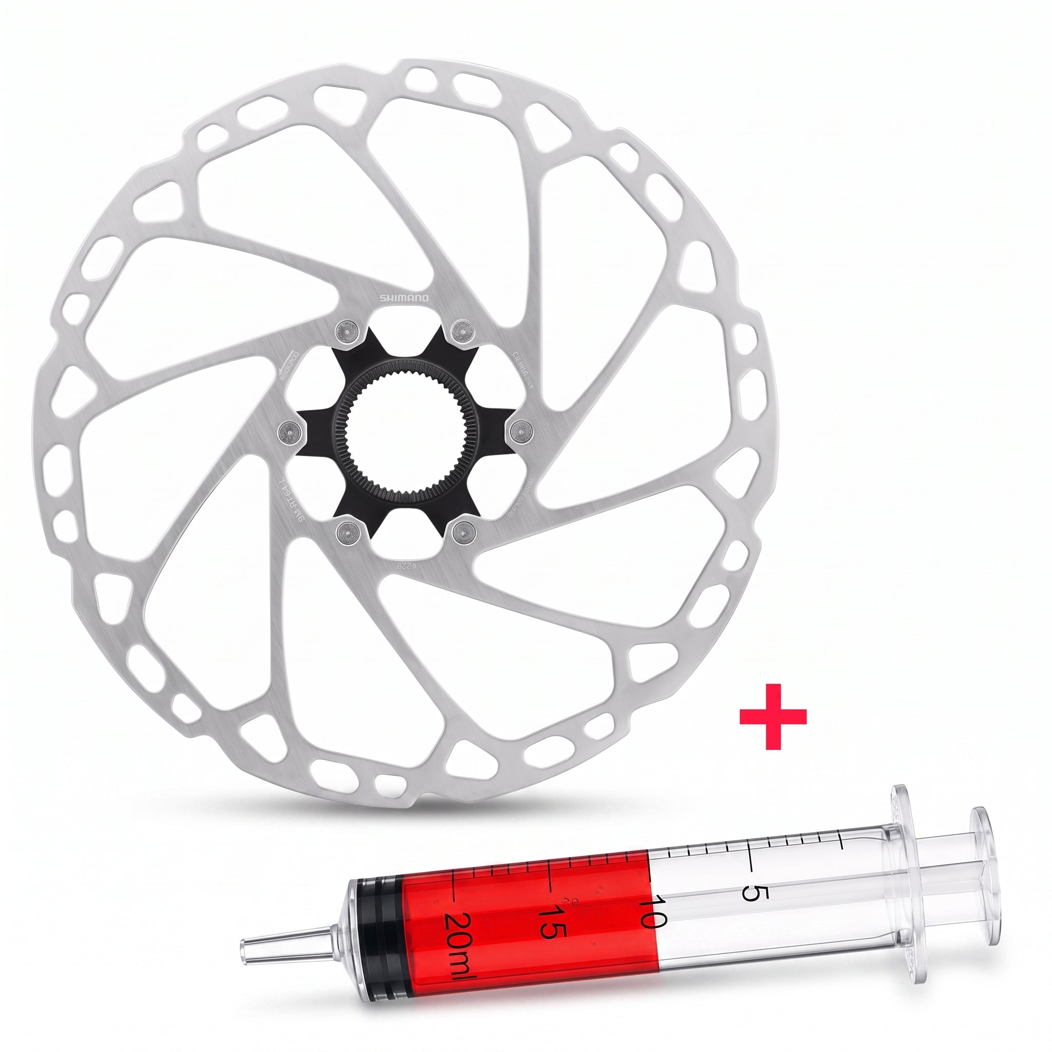 Shimano Deore SM-RT64 Center Lock Rotor 180mm Bundle