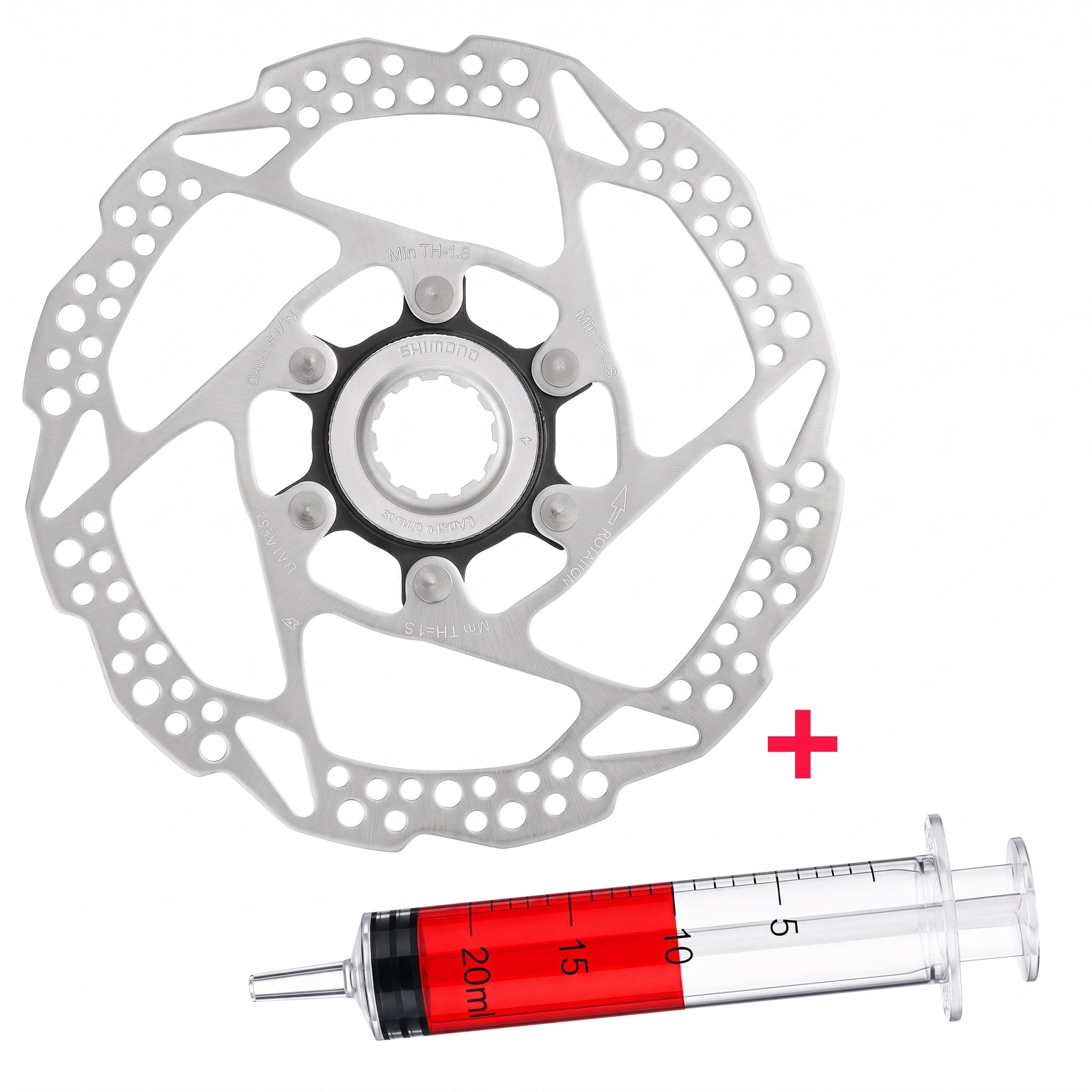 Shimano Deore SM-RT54 Center Lock Disc Brake Rotor Bundle – 180mm