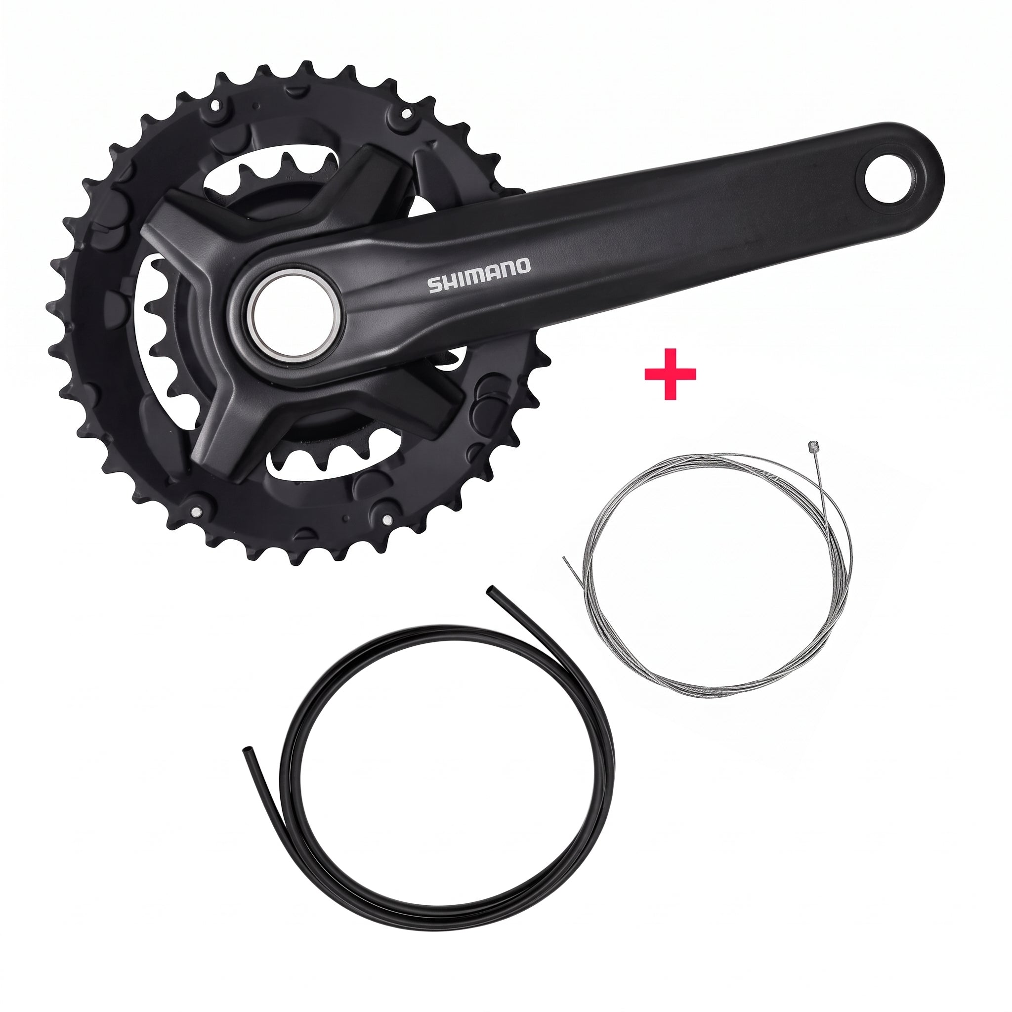 Shimano Alivio FC-MT210-3 9-Speed Crankset Bundle