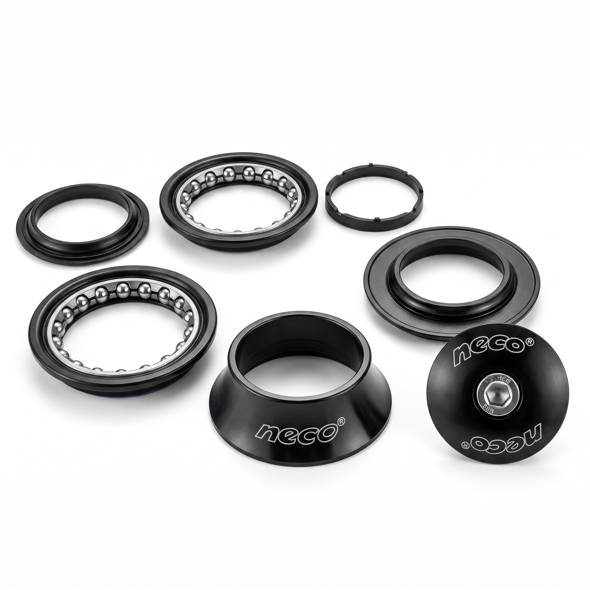 NECO 1-1/8” Threadless MTB Headset